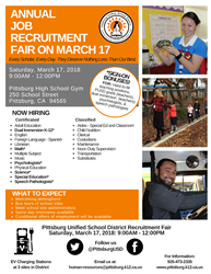 Flyer for Job Fair