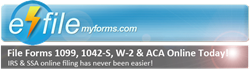 1095, 1098, 1099, W-2, & 1042-S Online Filing