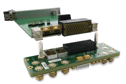 This new module features 12 full-duplex lines offering an aggregated bandwidth of up to 300G in a unique, rugged, small-SWaP, low-cost module, as specified in current and upcoming VITA 66 standards.