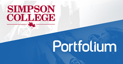 Simpson Draft Selects Portfolium ePortfolio & Assessment software