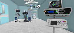 Virtual Reality of OR suite with BFW Inc. products at AORN conference