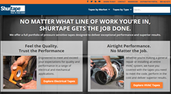 Shurtape brand website gets a facelift