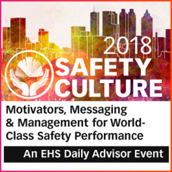 Safety Culture 2018 | September 12-14, 2018 | Atlanta, GA