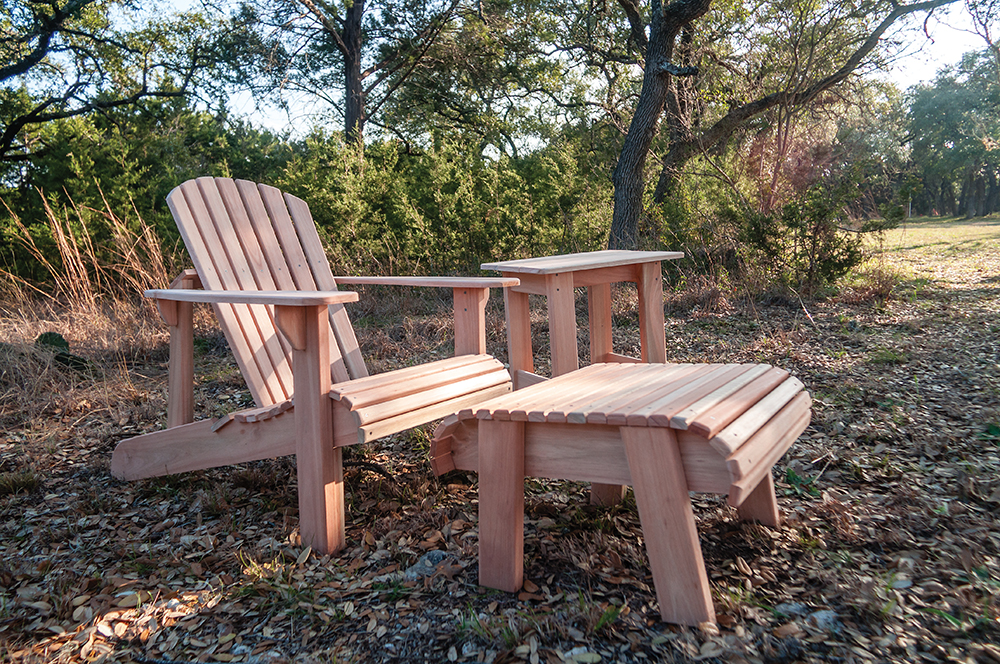 DIY adirondack garden chair