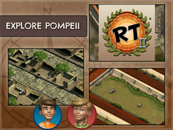 Explore Pompeii in Roman Town 2 with twins Fiona and Charlie!