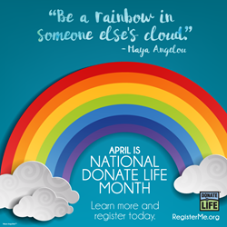 National Donate Life Month artwork