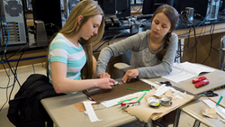 Students working on Engineering the Future