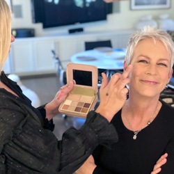 Jamie Lee Curtis wearing the b-glowing BEAUTY™ Illuminate + Shine™ Palette