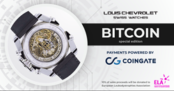 CoinGate partners with Louis Chevrolet Swiss Watches