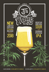 Tj's & Claim 52 Beer Release Poster