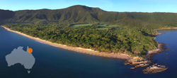Thala Beach Nature Reserve is located on a private headland between Cairns and Port Douglas in North Queensland, Australia.