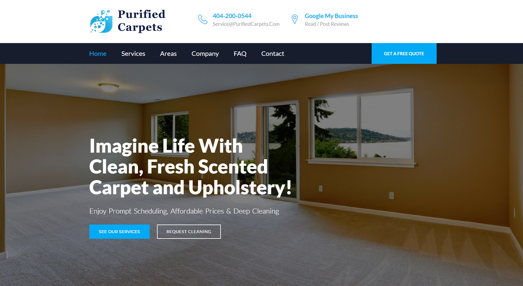 Atlanta Carpet Cleaning Company Purified Carpets Announces Launch Of New Website