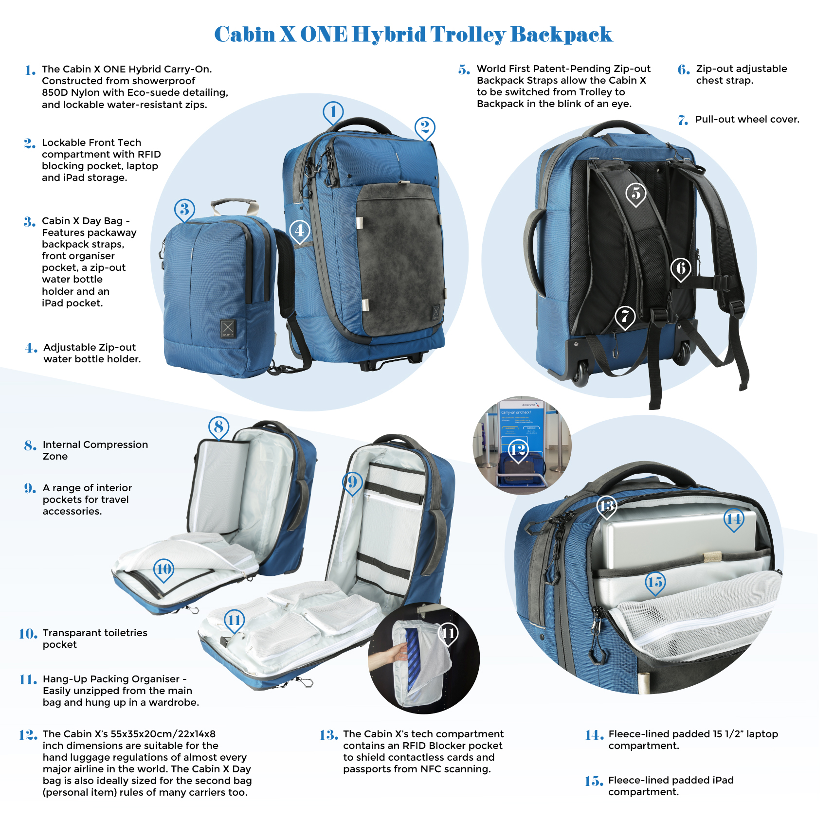 hybrid cabin luggage