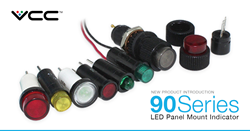 The 90 Series LED panel mount indicators are unique because they deliver enhanced design flexibility through three termination styles: cartridge, bi-pin and wire leads. With superior construction, the 90 Series is designed for an extended life, as well as quick installation. These features provide customers and end users with the benefits of saving time during installation and maintenance — as replacements will be less frequent.