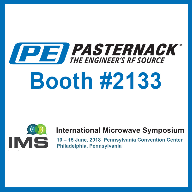 Pasternack to Exhibit at the 2018 IEEE MTTS International Microwave