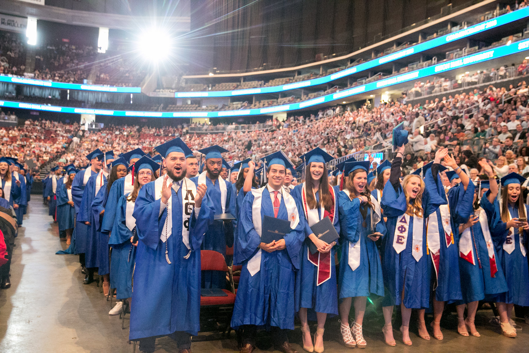 Seton Hall Graduates 1,320 at the Prudential Center in Newark