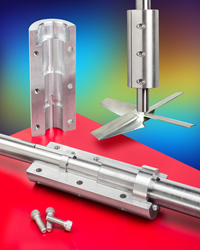 Stafford Dual-Keyed Rigid Couplings can be machined from high temperature alloys, steel, stainless steel, or aluminum.