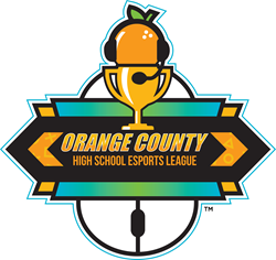 company esports logo large trophy shoutcaster microphone