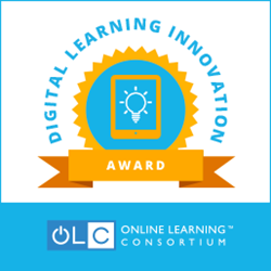 OLC Digital Learning Innovation Award logo