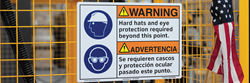 OSHA and ANSI safety sign