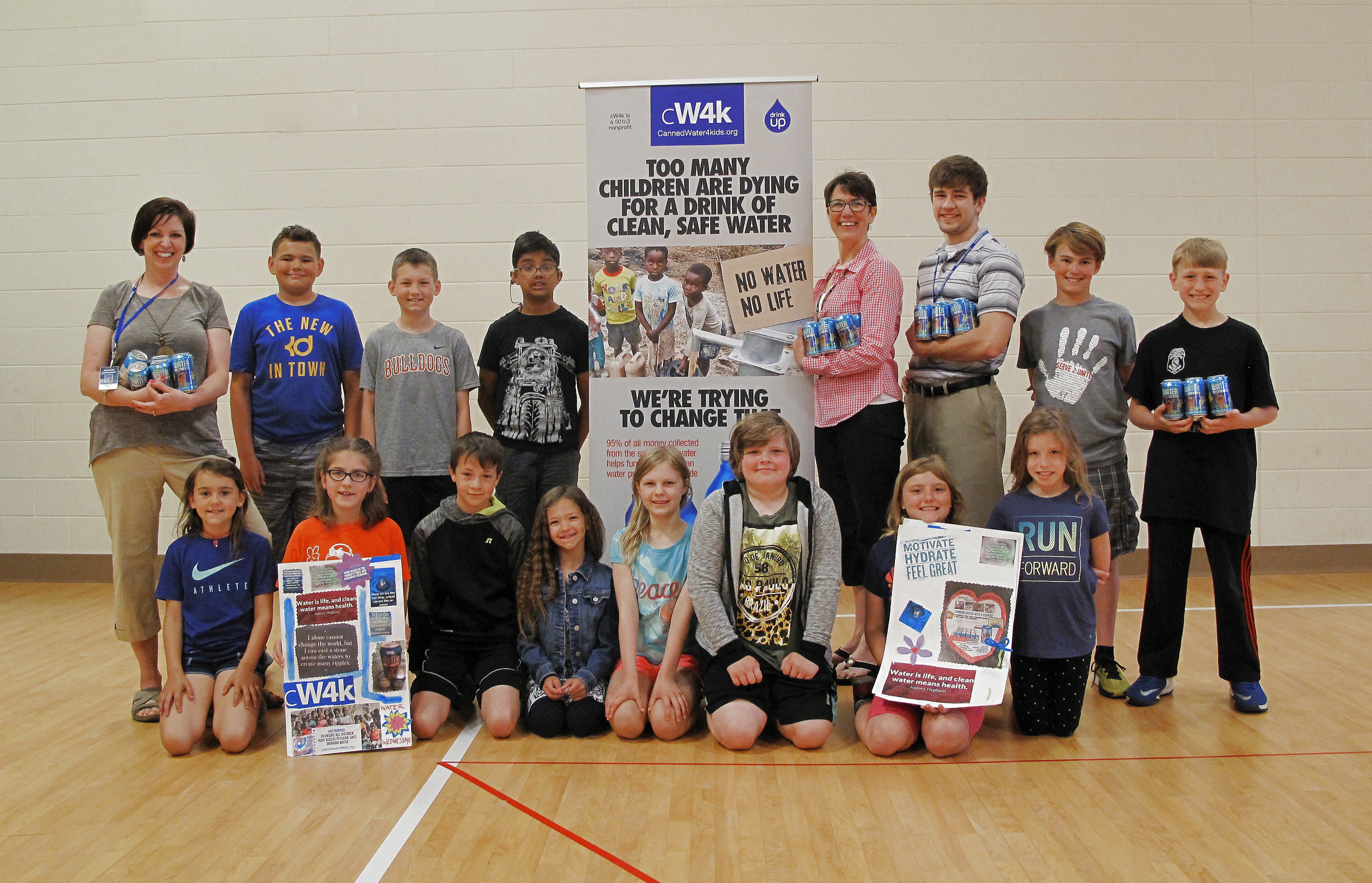 Swanson Elementary School Finds cw4k® Canned Drinking Water Fundraiser