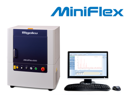 Rigaku MiniFlex benchtop X-ray diffractometer for phase analysis