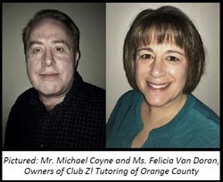 Michael Coyne and Felician Van Doran, Owners of Club Z! Tutoring of Orange County, NY