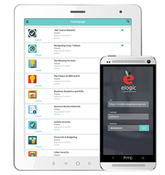 eLogic Learning's newest mobile release of eSSential LMS.