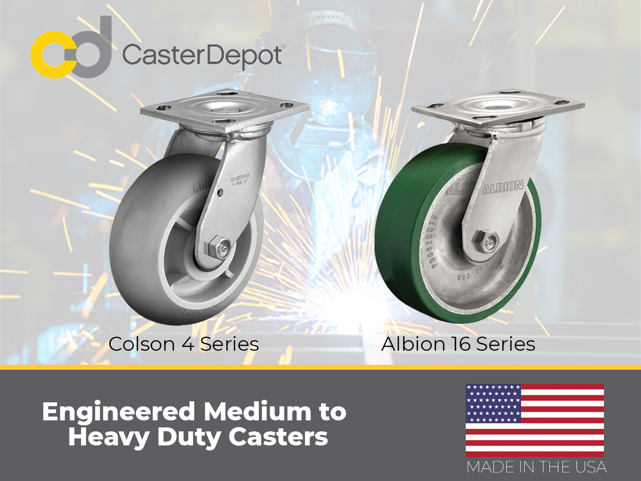 CasterDepot Announces Upgraded Swivel Rigs