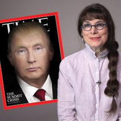 TIME Magazine Cover of Trump, Putin Created by NYFA Instructor Nancy... Photo