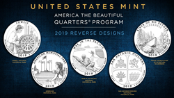 2019 America the Beautiful Quarters® Program Coin Designs