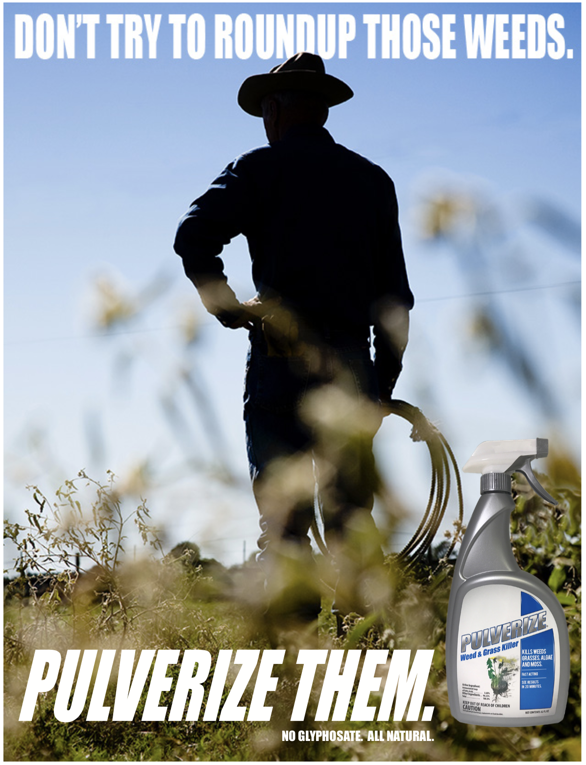 Pulverize Weed Killer S 2019 National Ad Campaign Aims To Wrangle Up Consumers Looking For A Natural Alternative To Glyphosate,Dryer Outlet Adapter