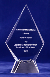 The American Metal Market has named Ports of Indiana the Logistics/Transportation Provider of the Year for 2018.