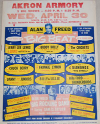 Art Print Poster Canvas Alan Freed Rock /& Roll Show 1958