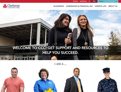 Clackamas Community College Website Redesign