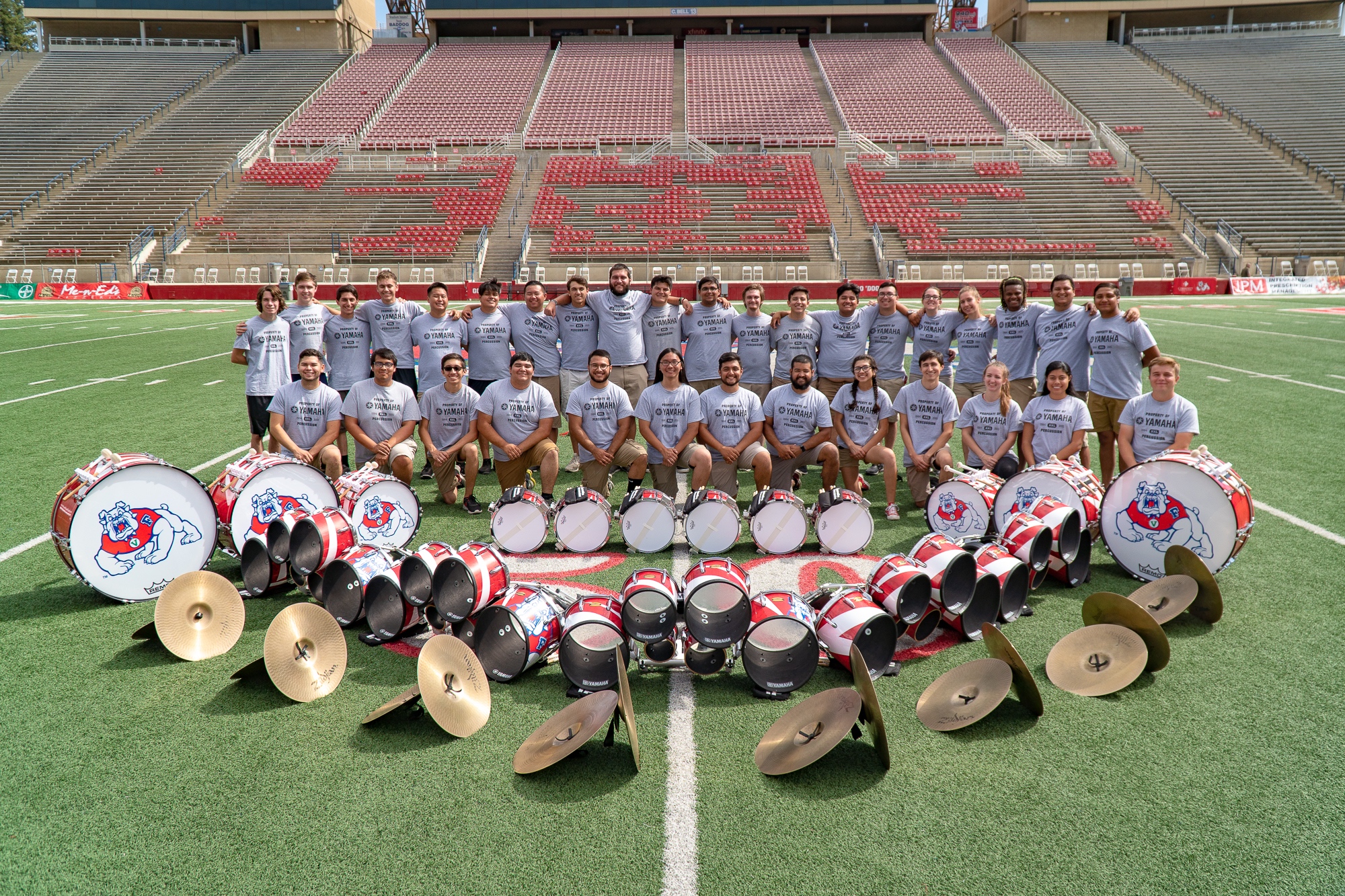 Historic Fresno State Bulldog Marching Band Choose Yamaha Percussion