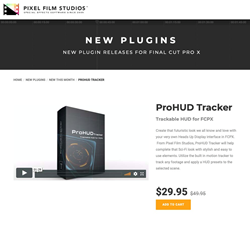 ProHUD Tracker - FCPX Tools - Pixel Film Studios