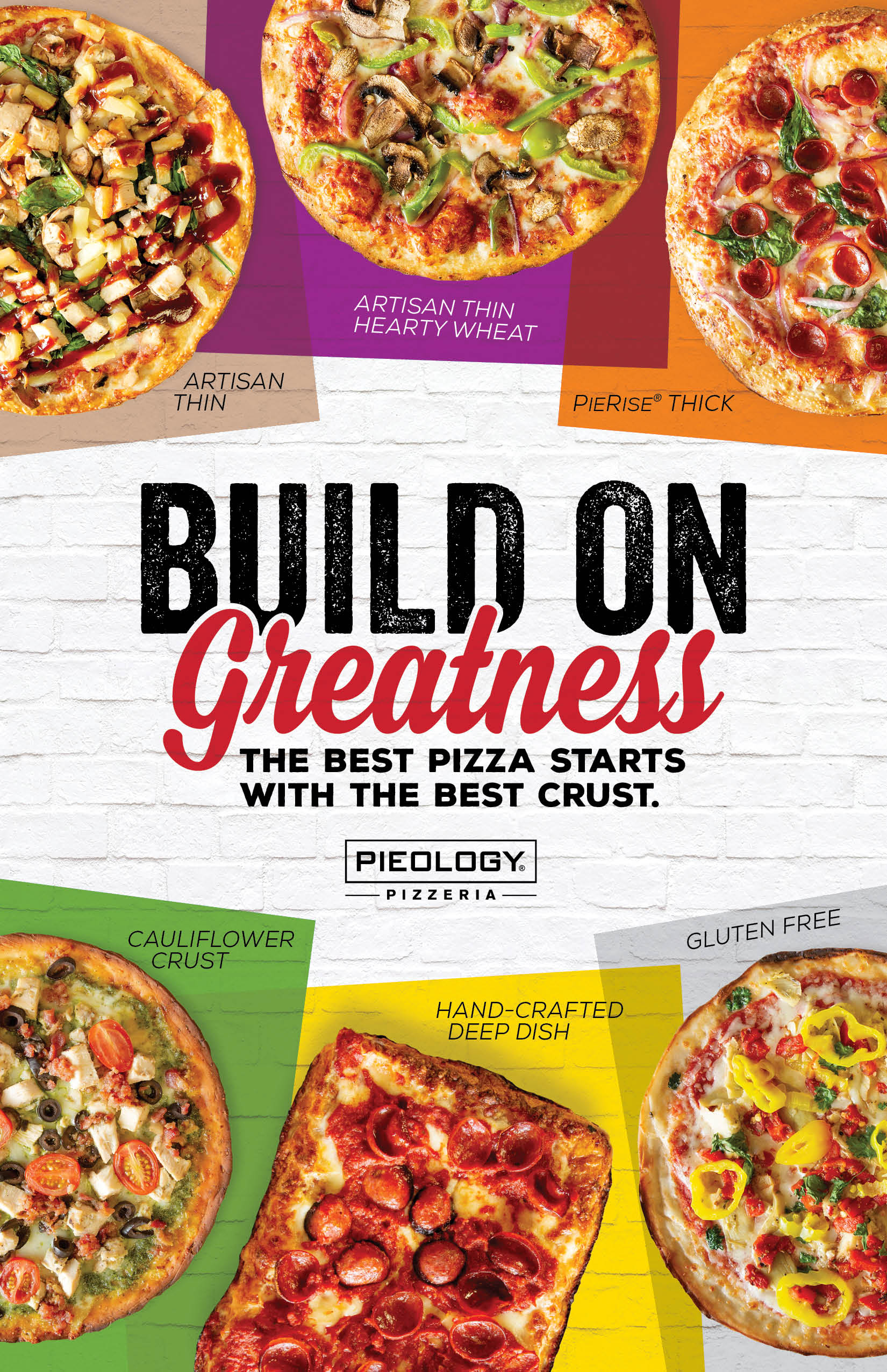 Pieology Pizzeria Launches New Menu Offering Six Premium Crust Varieties