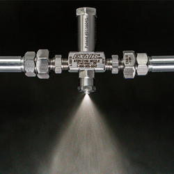 EXAIR's 1/8 NPT No Drip External Mix Atomizing Spray Nozzle