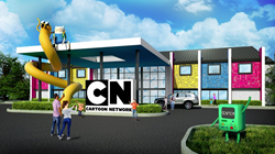 Rendering of the Cartoon Network Hotel