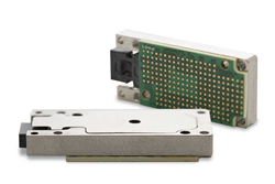 The LightABLE™ LL low profile screw-in module (4.5 mm) mounts to the board via an LGA connector.