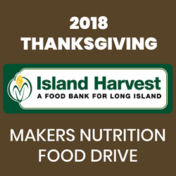 2018 Thanksgiving Makers Nutrition Food Drive