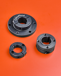 Off-the-shelf products for face mounting components on a shaft, depending upon specific user design requirements.
