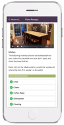 HomeZada video recognition mobile
