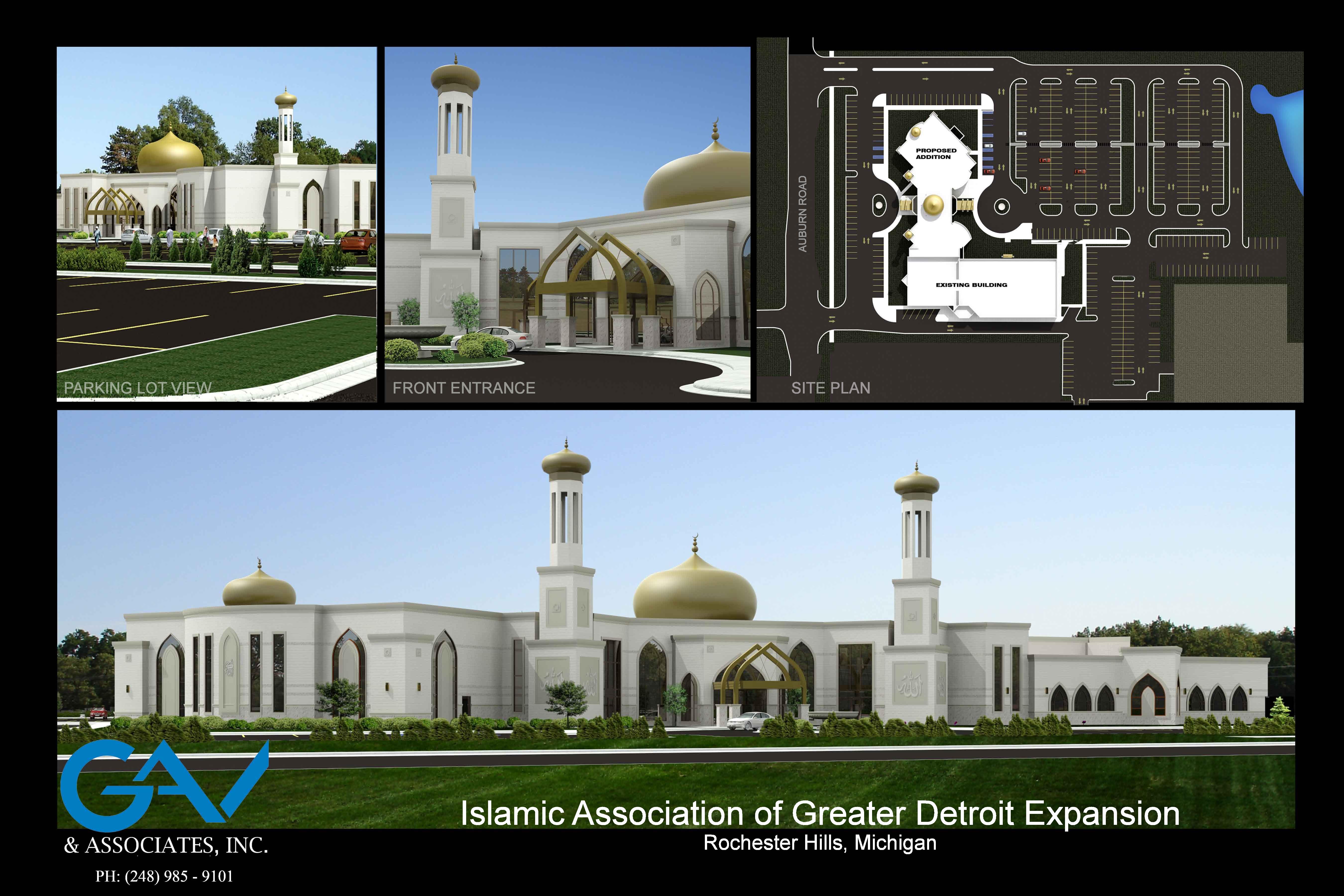 Islamic Association of Greater Detroit to the Largest Mosque in