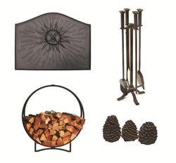 A gift of fireplace accessories is always most appreciated during the winter season.