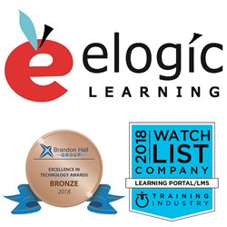 Just a few of the numerous awards eLogic Learning won this quarter