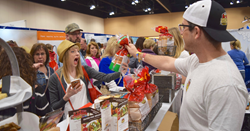 Sample products at the Nourished Festivals