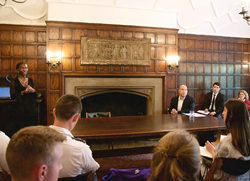Carnegie Council Student Research Conference, 2018. CREDIT: Amanda Ghanooni