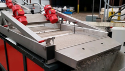 Recycled fiberglass pellets made from wind turbine blades